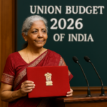 Union Budget 2026 of India presentation by Finance Minister Nirmala Sitharaman in Parliament